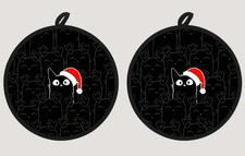 Presine cucina gatti natale - presine,
