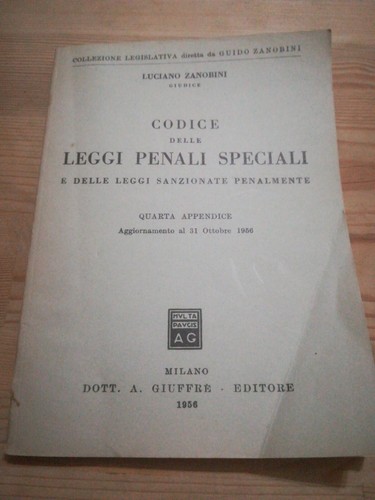 Codice delle leggi penali - codice,