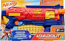 Hasbro G1759 Nerf Loadout Shadowspeed Recon Blaster e 14 dardi N1