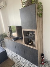 parete attrezzata soggiorno Ikea Composizione Besta