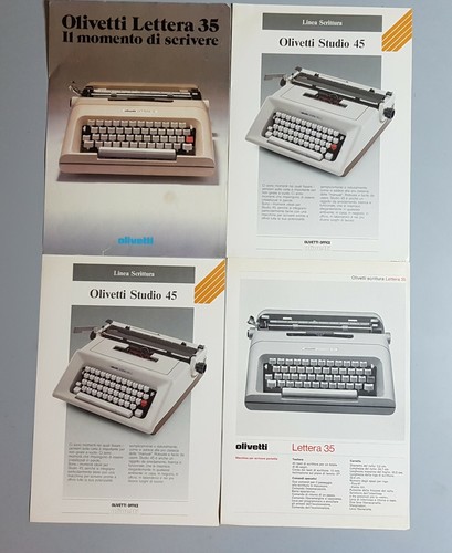 Olivetti depliant macchine per