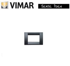 PLACCA 3P GRIGIO GRAFITE VIMAR