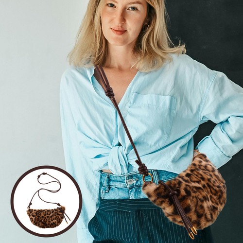 Pochette peluche imprimé - ,