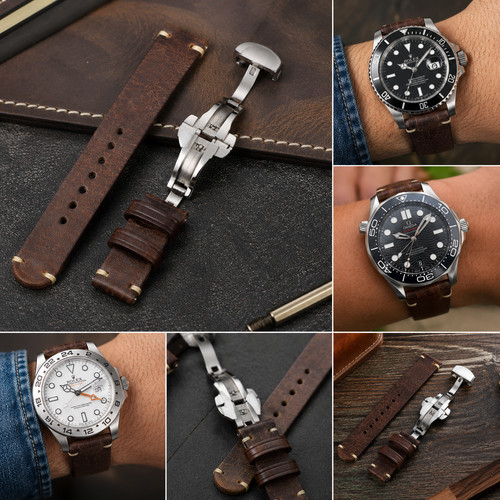 Cinturino orologio pelle