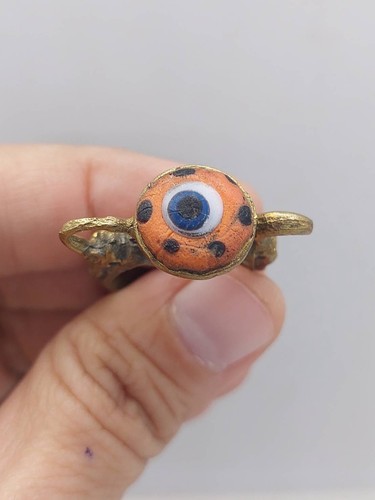 Anello ottone romano antico - anello,