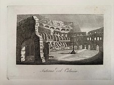 Roma interno del colosseo - roma,