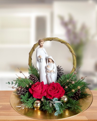 Decorazione natalizia presepe - natalizia,