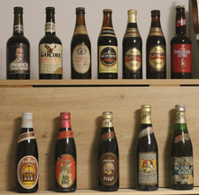 Bottiglie birra piene vintage - birra,