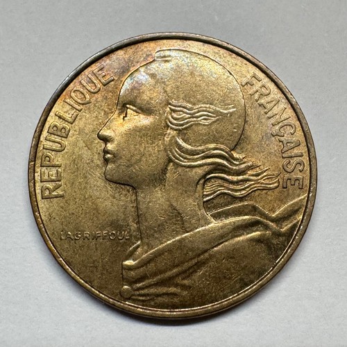 Moneta centesimi francia - moneta,