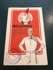 OPUSCOLO CATALOGO PUBBLICITARIO HEINZELMANN VESTITI BIANCHERIA MAGLIERIA VINTAGE