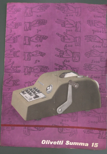 Olivetti summa 1952 - olivetti,