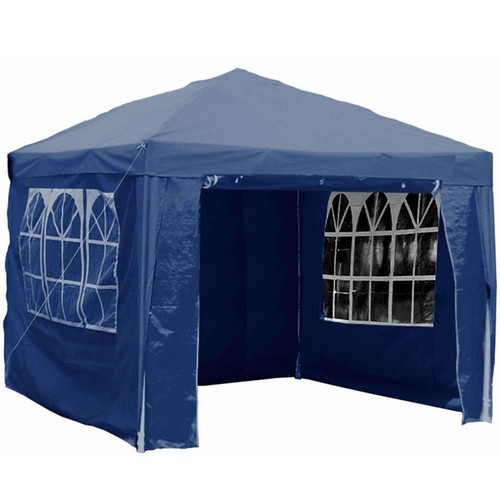 Gazebo blu tenda giardino - blu,