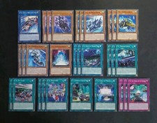 Yugioh Lotto Deck F.A. Dragster Dell'Oscurità, in piega mach,turbo carica