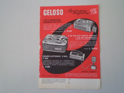 Advertising pubblicità 1962 - pubblicità,