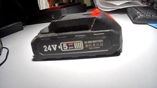 NUMERO DUE BATTERIE per Motosega 24V 2000Mah, al Litio.
