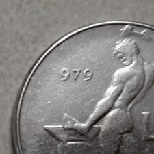 50 LIRE 1979 - VARIANTE SENZA 1 DELLA DATA - REPUBBLICA ITALIANA