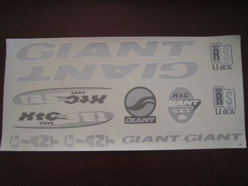 Adesivi giganti argento