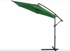 Verdelook Ombrellone a braccio Ø 3 m m con struttura verde da Giardino esterno