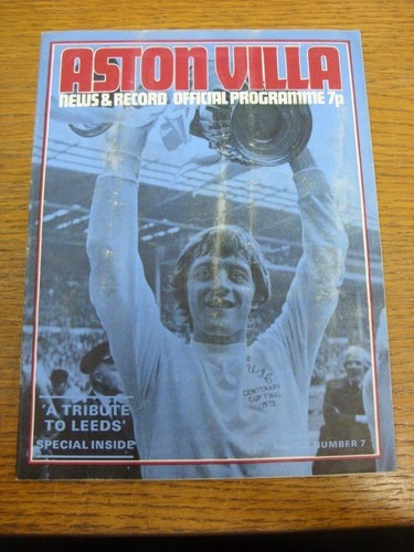 1972 aston villa v leeds - 04/10/1972,