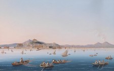 Grande quadro olio pescatori