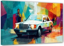 Mercedes W124 arte astratta