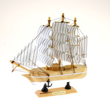 Modellino Veliero Barca a Vela Nave Legno 3 Alberi SAILING SHIPS 20 cm - GH184
