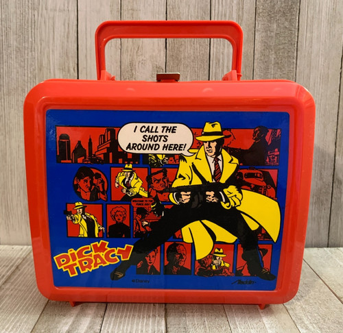 Dick tracy lunchbox thermos - dick, e