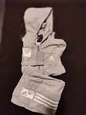 Tuta Completa Con Cappuccio Adidas Colore Grigio