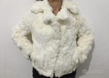 PELLICCIA DI LAPIN FUR JACKET PELZ FOURRURE DE LAPIN Лисьего меха BIANCO CANDIDO