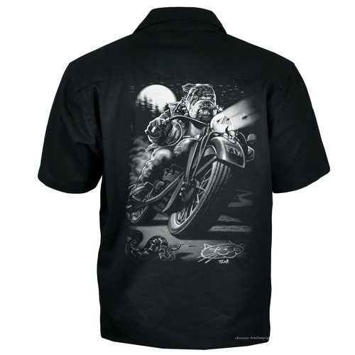Camicia worker shirt biker - worker,
