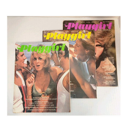 Vintage playgirl lot 3 - vintage,