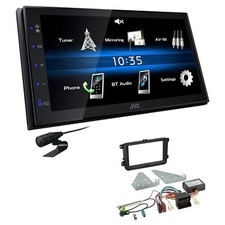 JVC autoradio touchscreen Bluetooth USB per Volkswagen VW Scirocco incl. Canbus