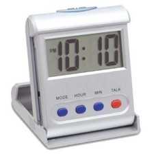 Sveglia Digitale Parlante in Italiano per Ipovedenti Mini Orologio da Comodino