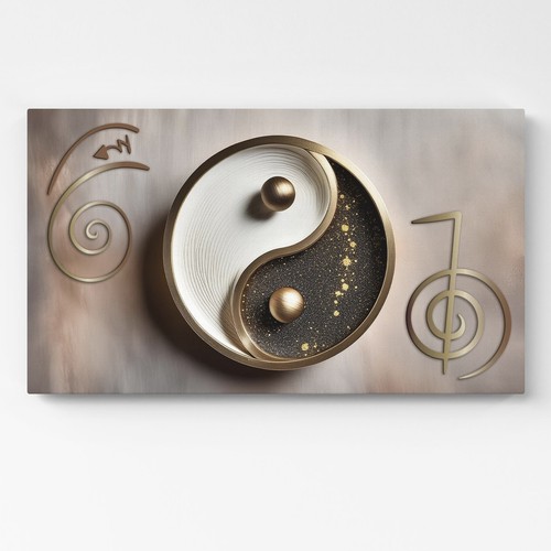 Quadro feng shui - yin, yang