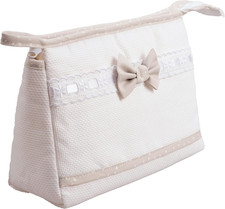 - Trousse Da Viaggio in Cotone Con Interno Impermeabile | Chiusura Con Cerniera 