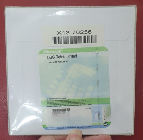 Microsoft works disc - 9.0,