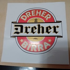 BIRRA DREHER ADESIVO ORIGINALE 