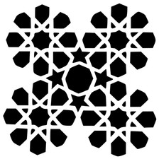 Modello islamico Mylar modello