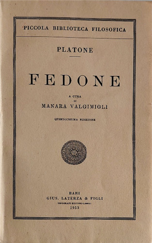 Platone fedone - platone.,