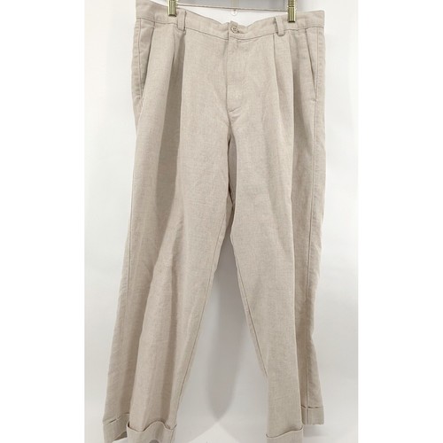 Dockers linen blend pleated - dockers,