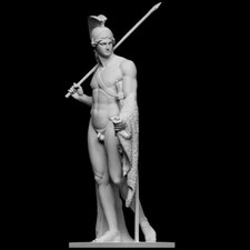 Statua Scultura Giasone Arte Arredamento classico colore bianco