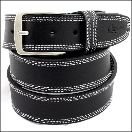 Cintura uomo vera - cintura, nera