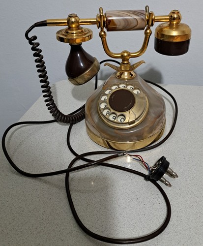 Telefono fisso disco telcer - telefono,