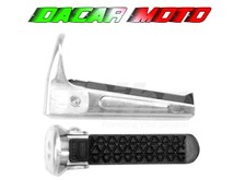 POGGIAPIEDI POSTERIORI VICMA PER BICI E CICLOMOTORI E BICI CON FORO UNIVERSALE