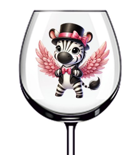 12x adesivo vinile zebra - zebra, ali