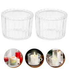 2 Pcs Vasetti Per Candele