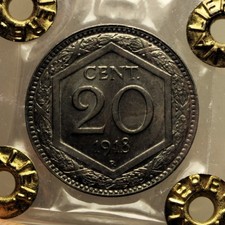 20 centesimi -Ni- 1918