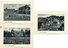 3 vecchie cartoline Torino -