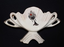 COPPA VASO CENTROTAVOLA IN CERAMICA SMALTATA STILE FANTONI MODERNARIATO