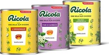 CARAMELLE RICOLA SENZA ZUCCHERO Gusti Vari 